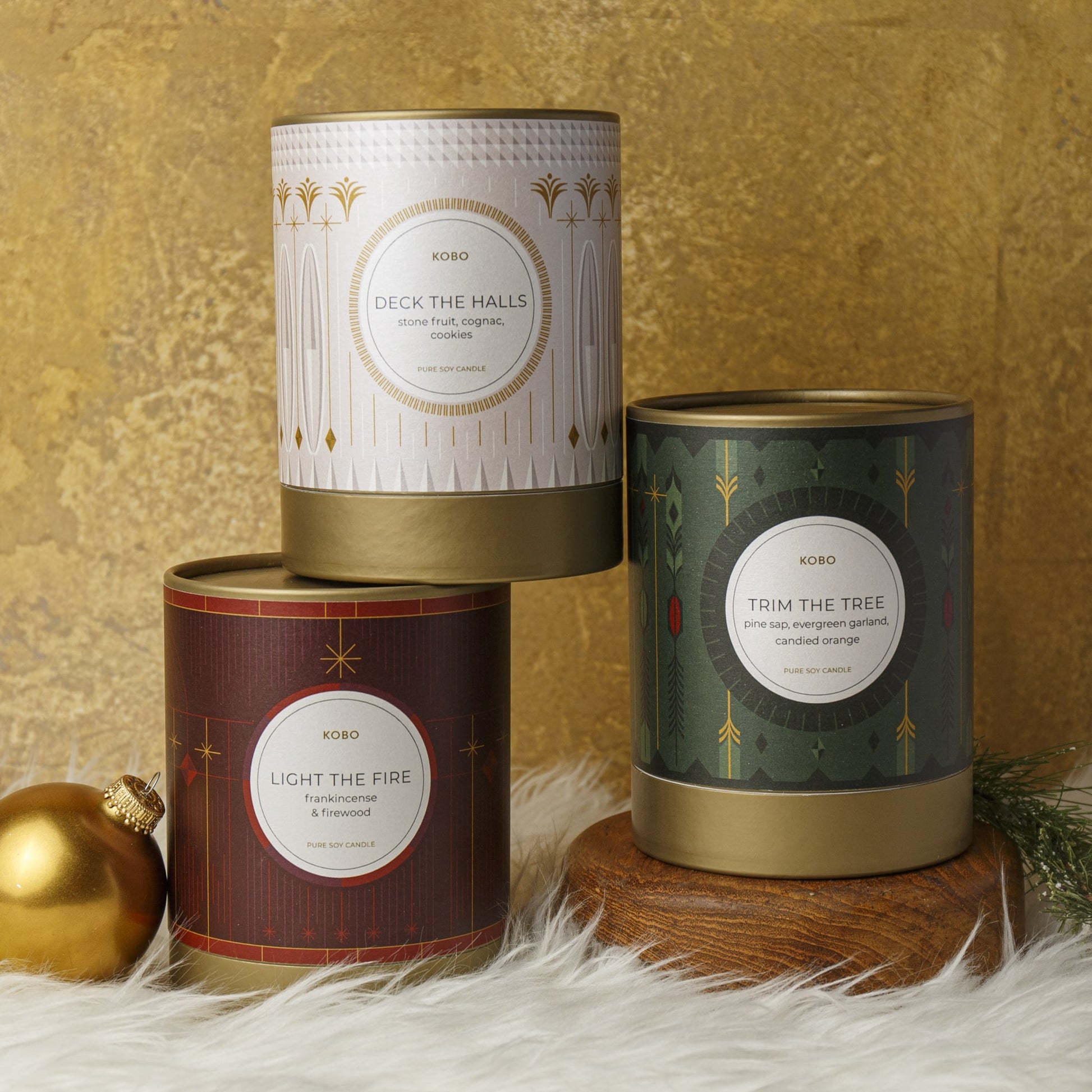 Alternate Image of Deck the Halls 11 oz Pure Soy Candle