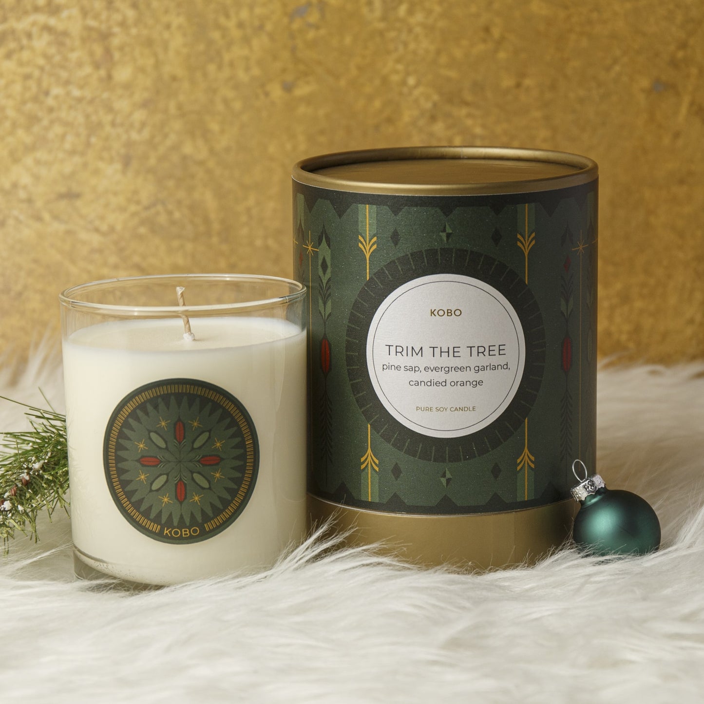 Alternate Image of Trim the Tree Holiday 11 oz Pure Soy Candle