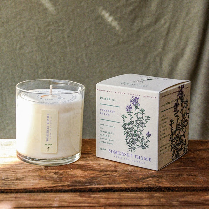 KOBO Somerset Thyme Plant The Box Candle