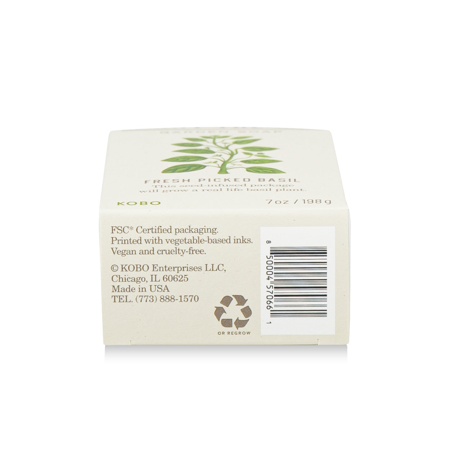 Alternate Image of Fresh Picked Basil Plant the Box 7 oz Bar Soap