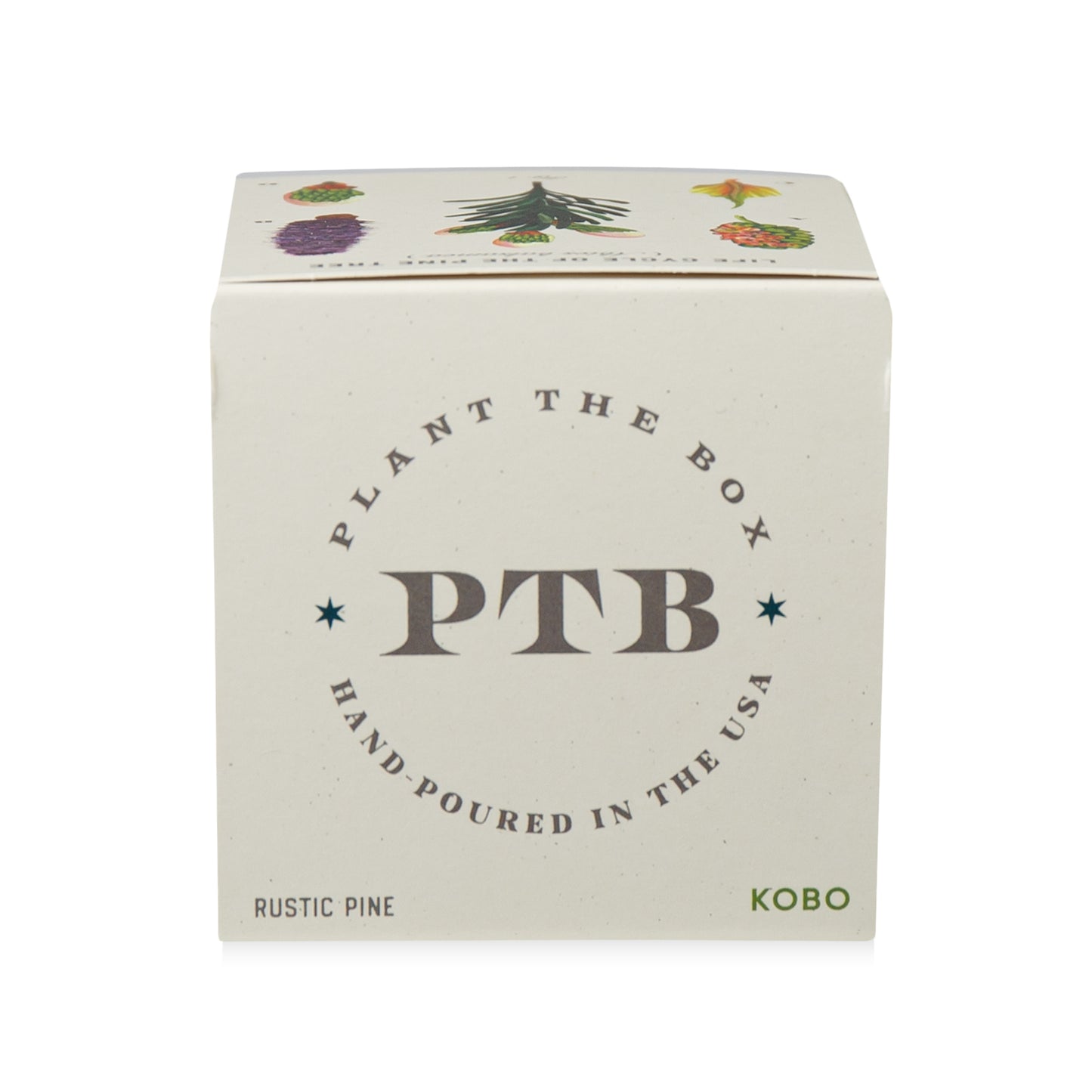 Alternate Image of Rustic Pine Plant The Box Candle