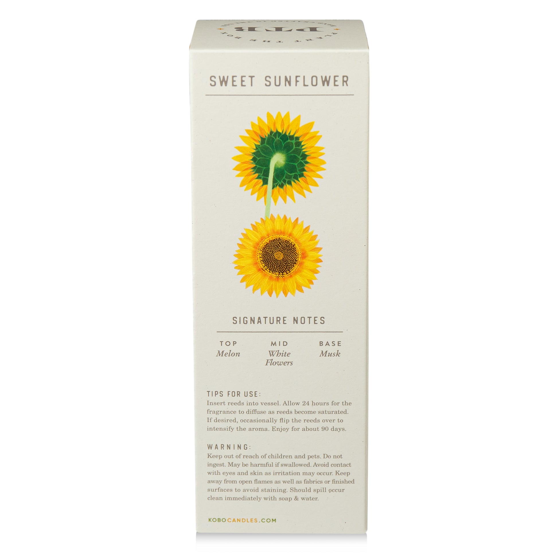 Alternate image of kobo ptb sweet sunflower reed diffuser