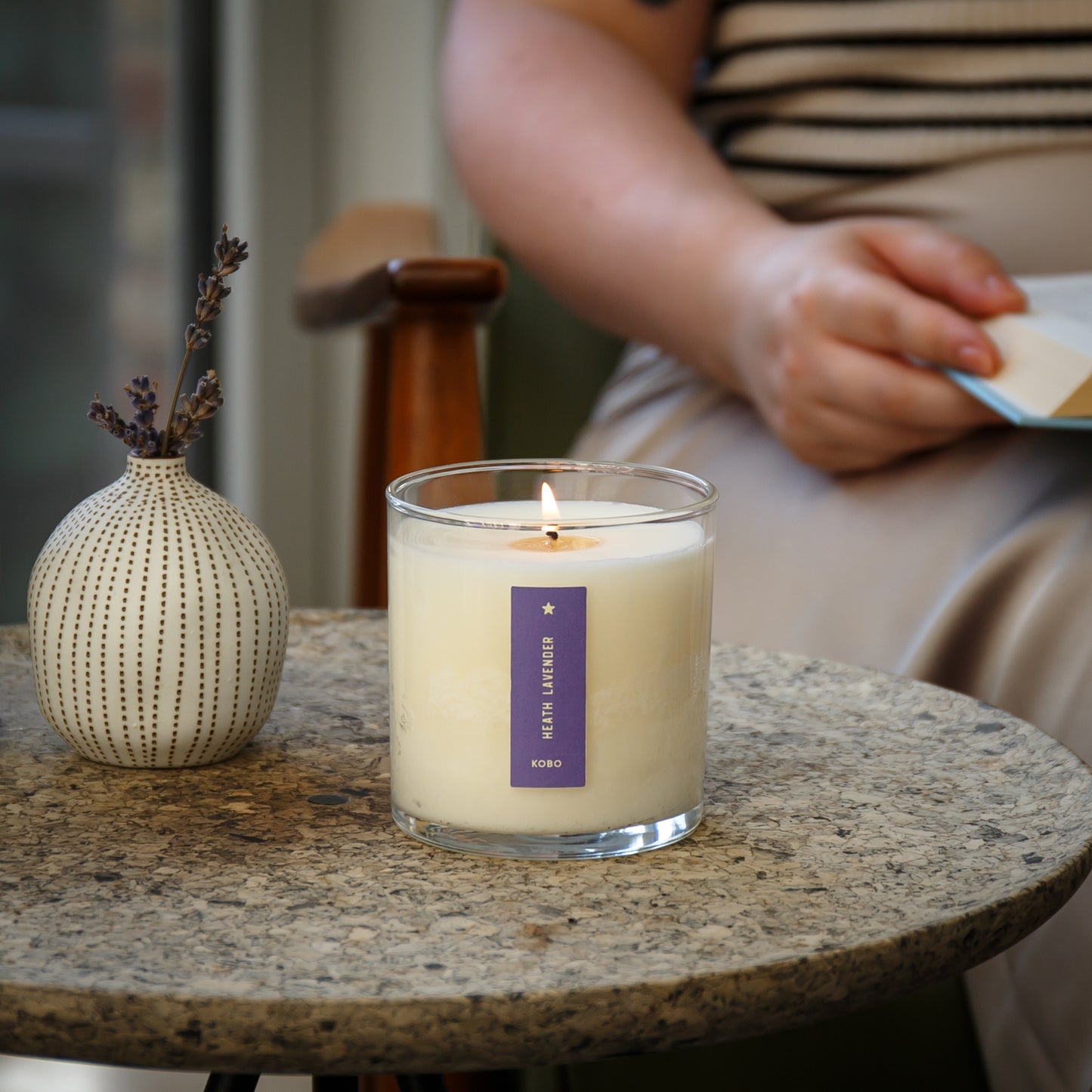 Alternate Image of Heath Lavender Candle