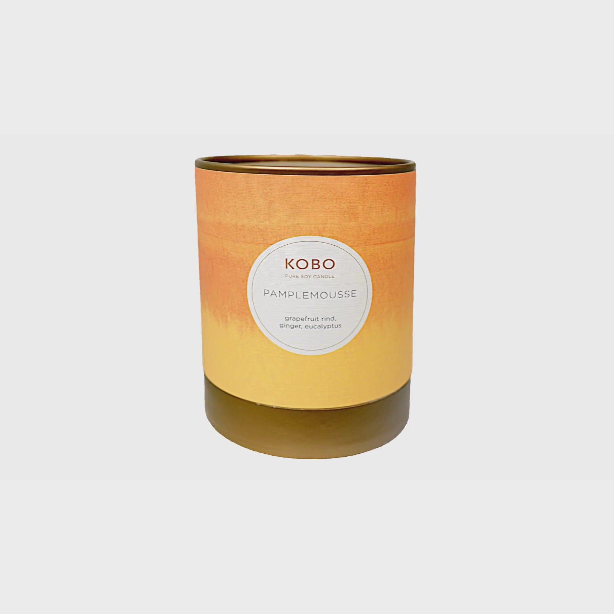 Alternate Image of Pamplemousse Watercolor 11 oz Pure Soy Candle