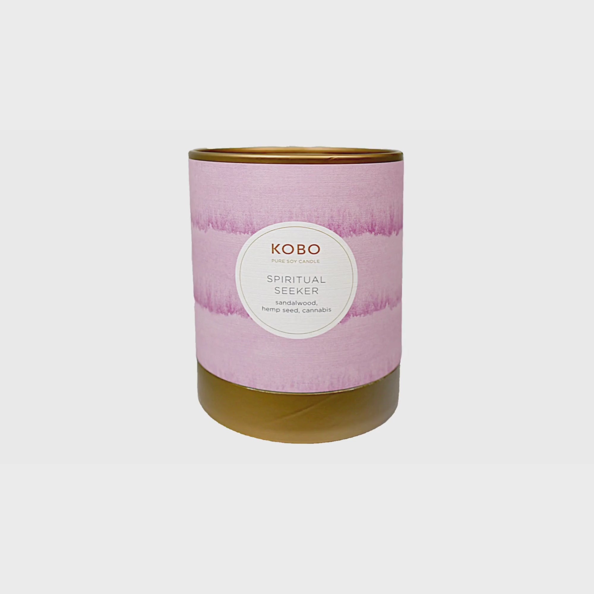 Alternate Image of Spiritual Seeker Watercolor 11 oz Pure Soy Candle