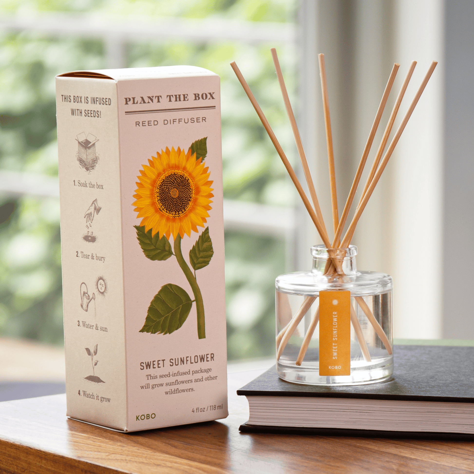 Alternate image of kobo ptb sweet sunflower reed diffuser