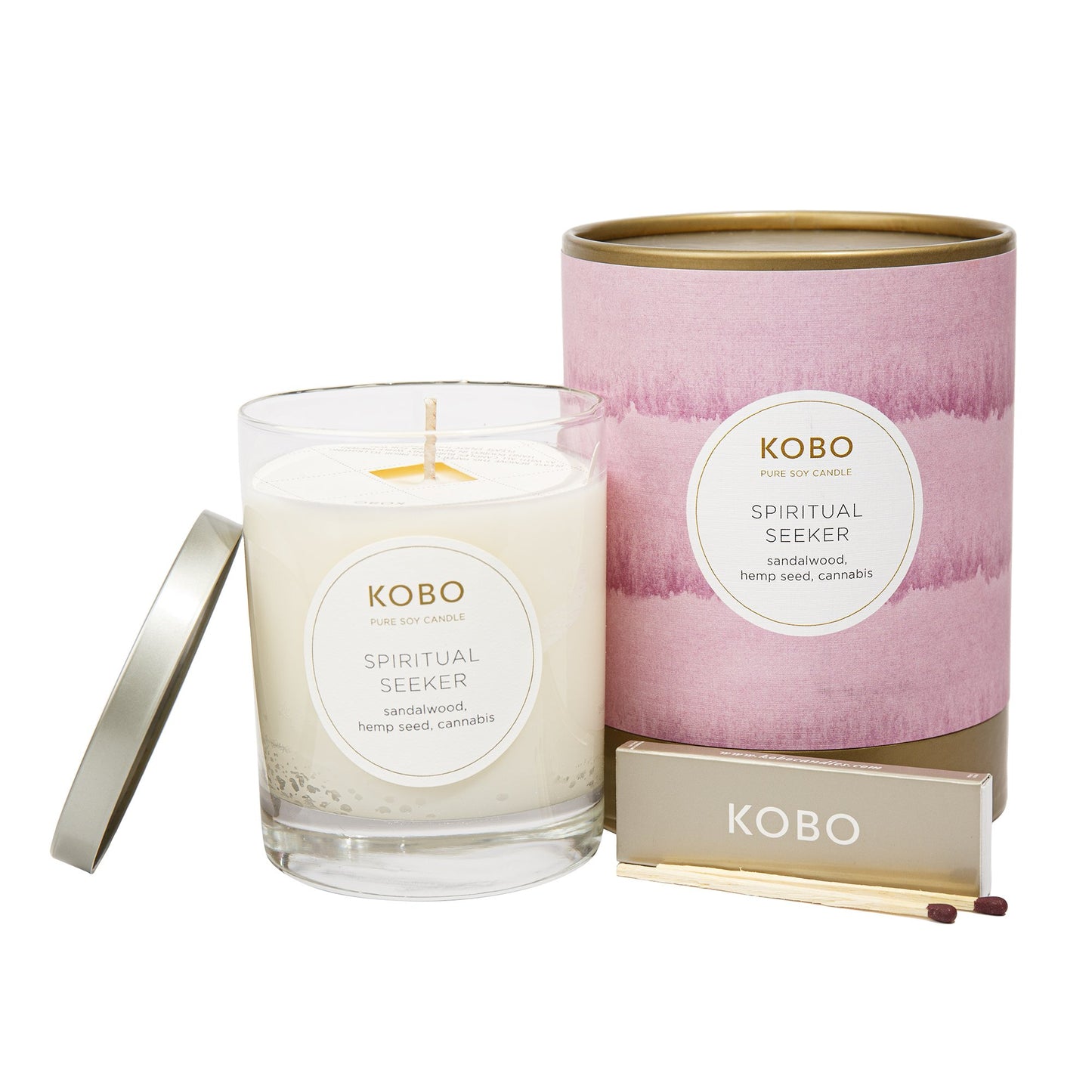 Primary Image of Spiritual Seeker Watercolor 11 oz Pure Soy Candle