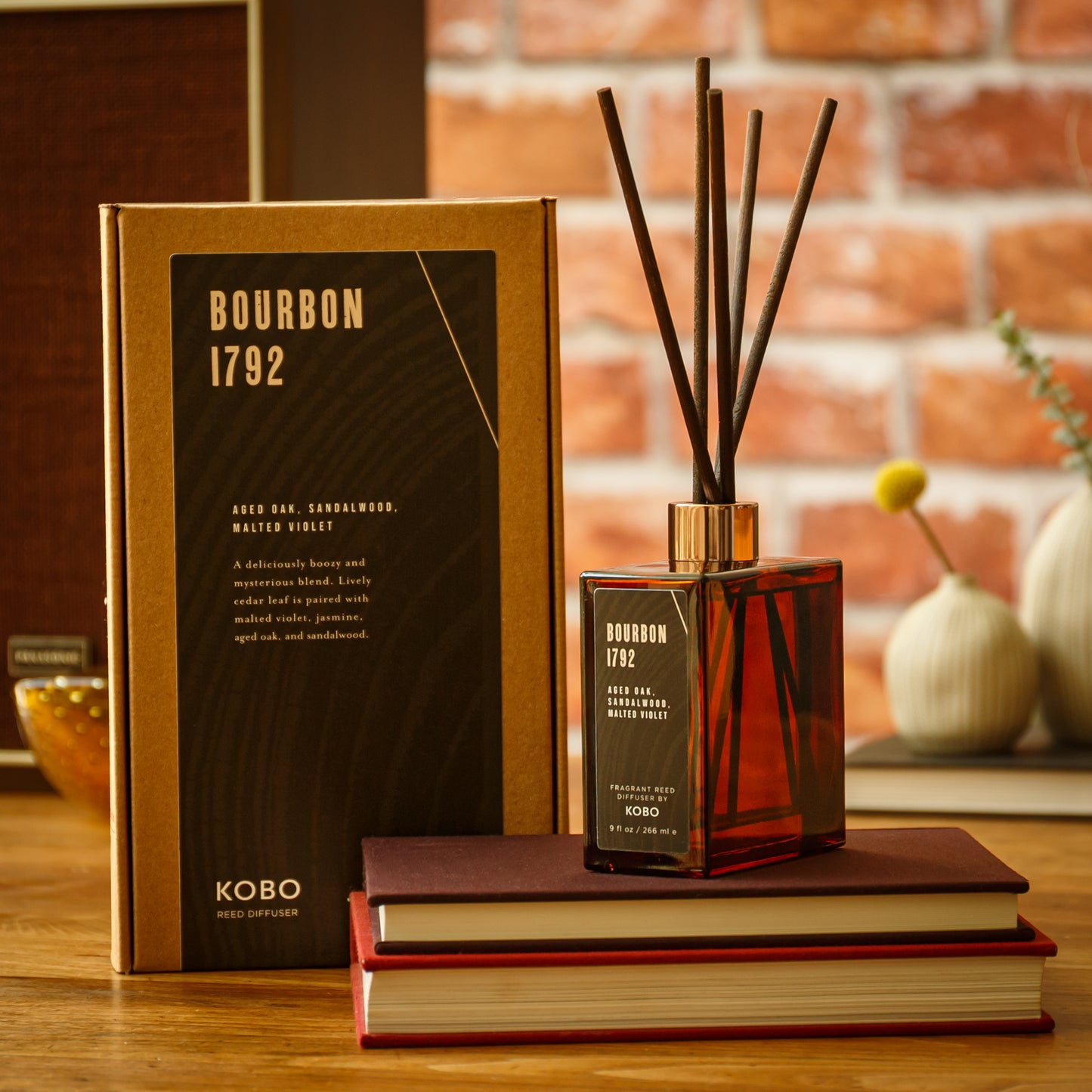 Alternate Image of Bourbon 1792 Woodblock Room Diffuser