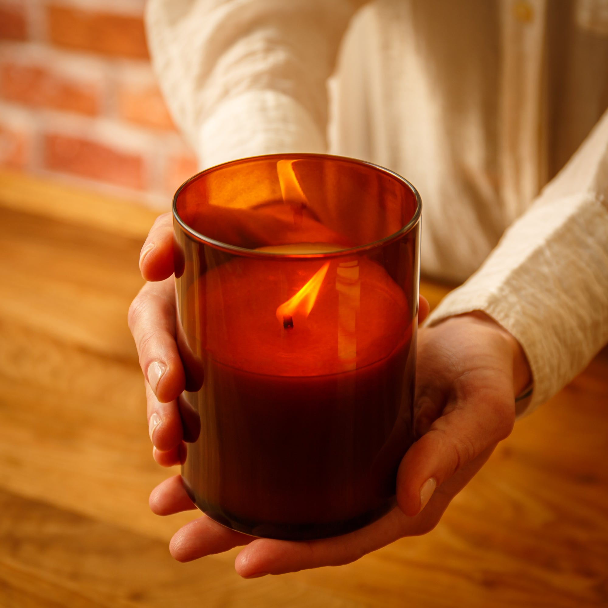 Golden Hour Woodblock Candle – KOBO