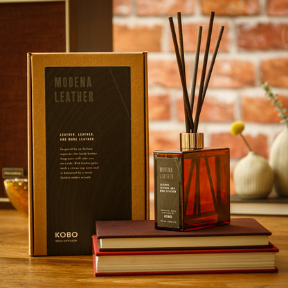 Alternate Image of Modena Leather Woodblock Room Diffuser