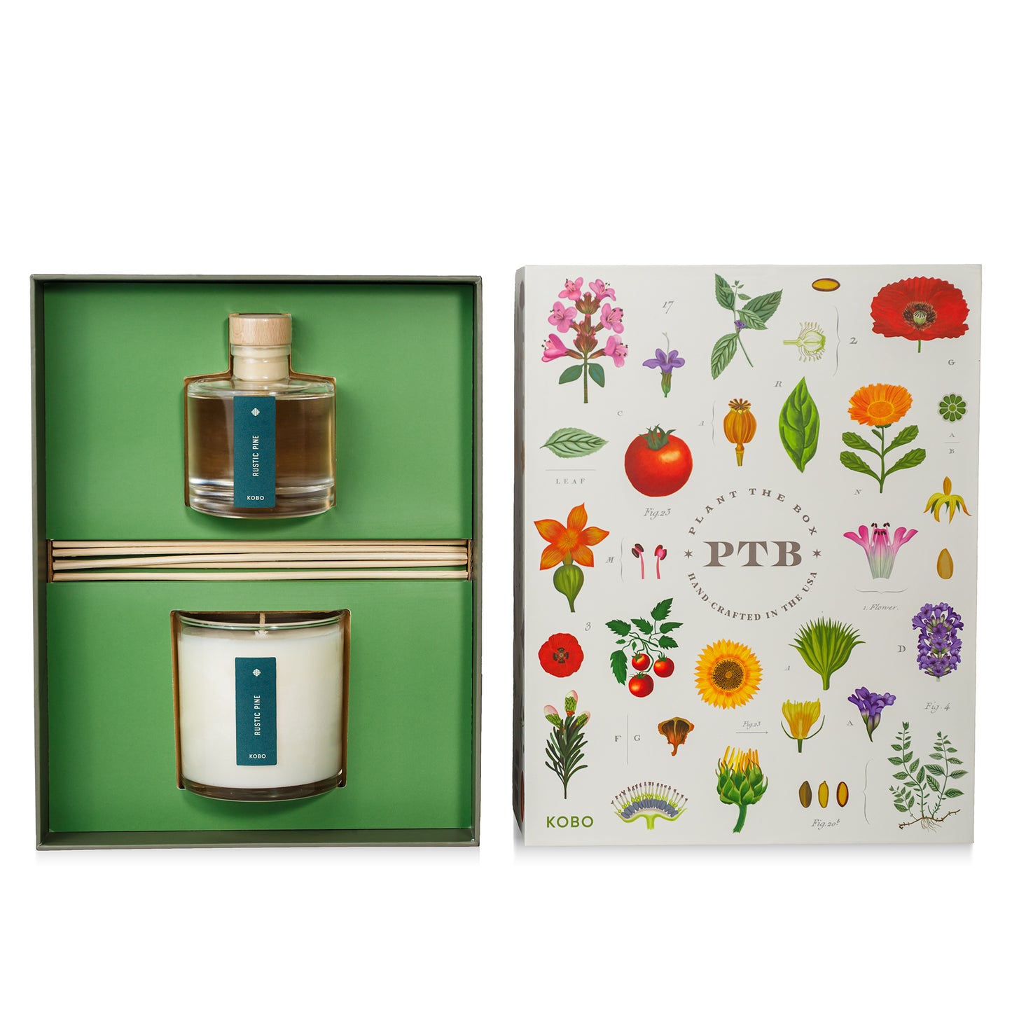 Primary Image of The Box Candle & Diffuser Gift Set