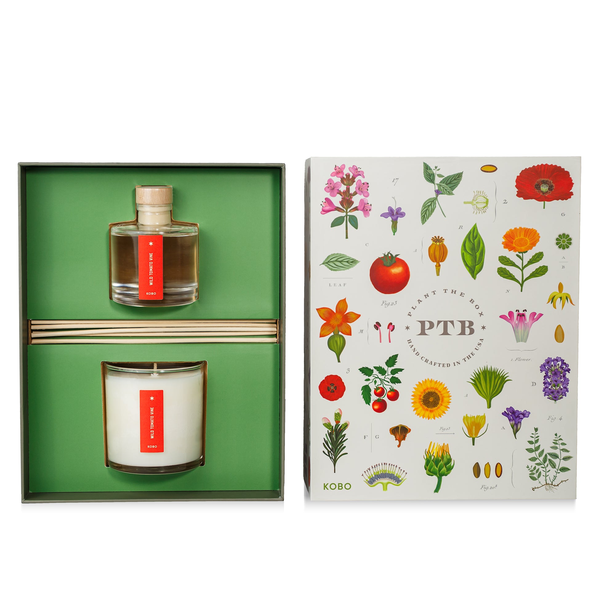 Alternate Image of Wild Tomato Vine Plant The Box Candle & Diffuser Gift Set