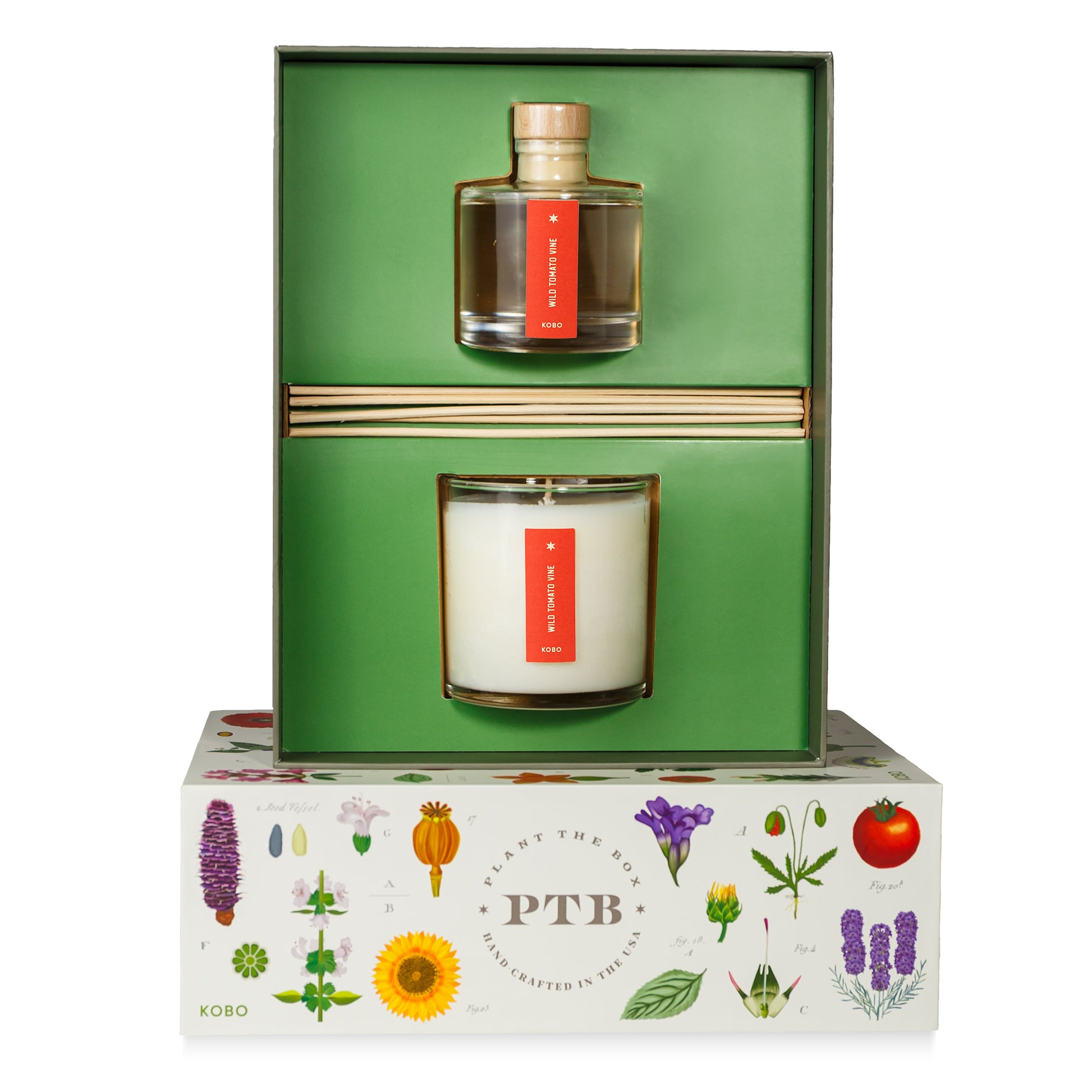 Alternate Image of Wild Tomato Vine Plant The Box Candle & Diffuser Gift Set