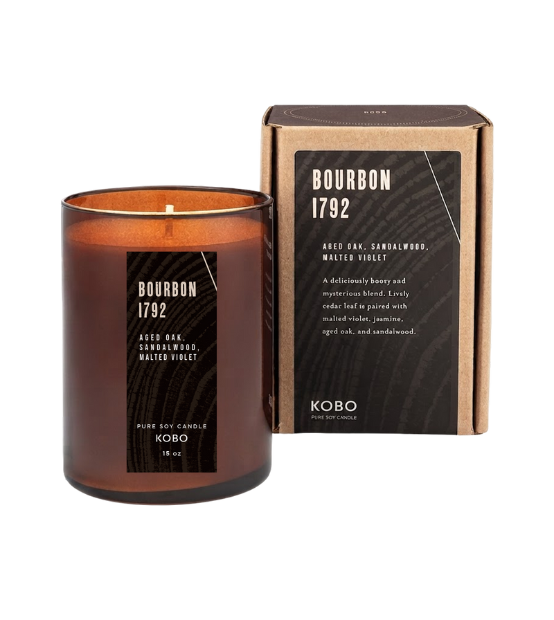 Primary image of Bourbon 1792 Woodblock Candle 15oz