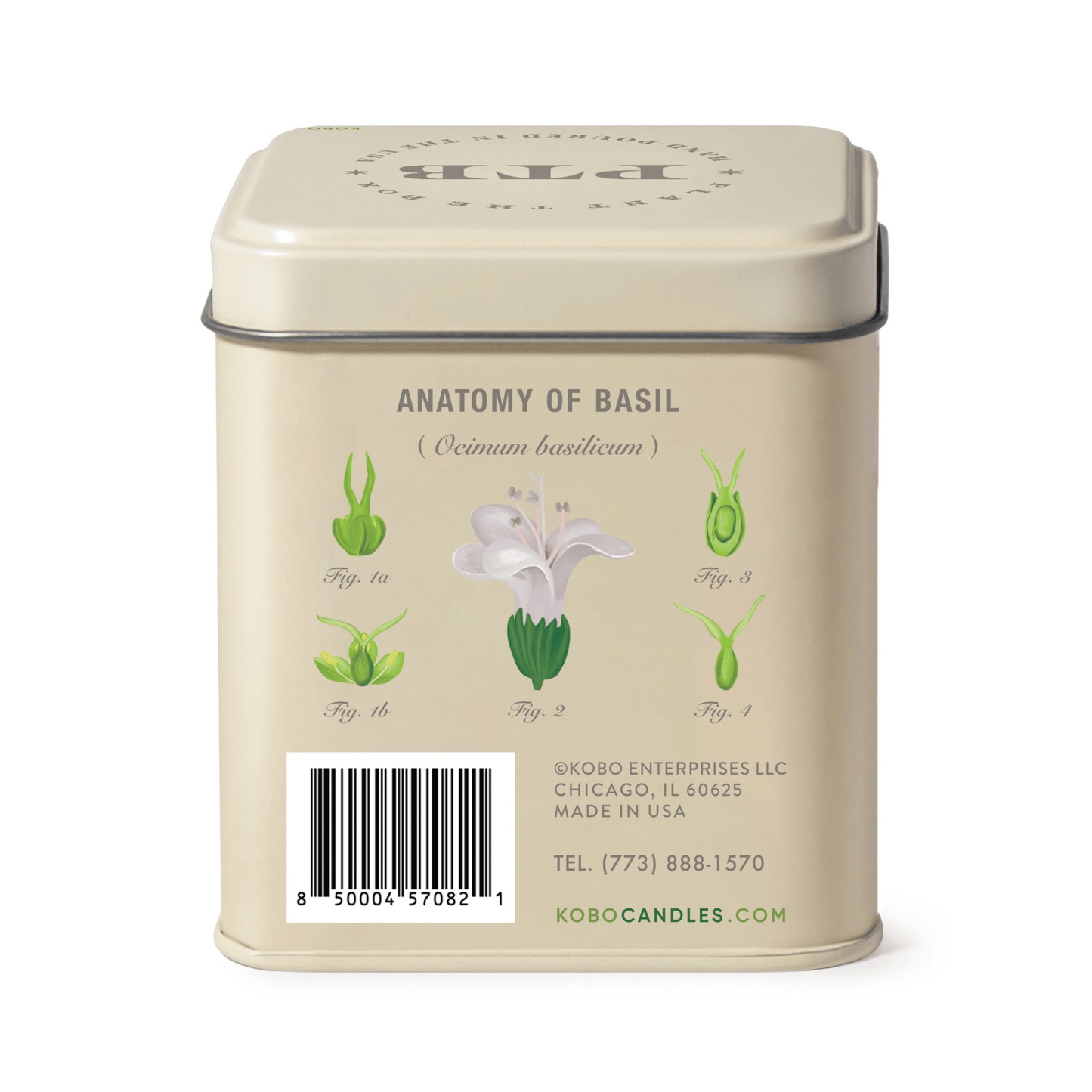 Alternate image of Fresh Picked Basil Plant the Box 10 oz Tin Candle