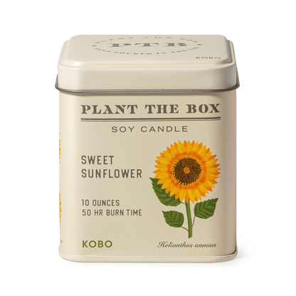 Primary image of Sweet Sunflower Plant the Box 10 oz Tin Candle