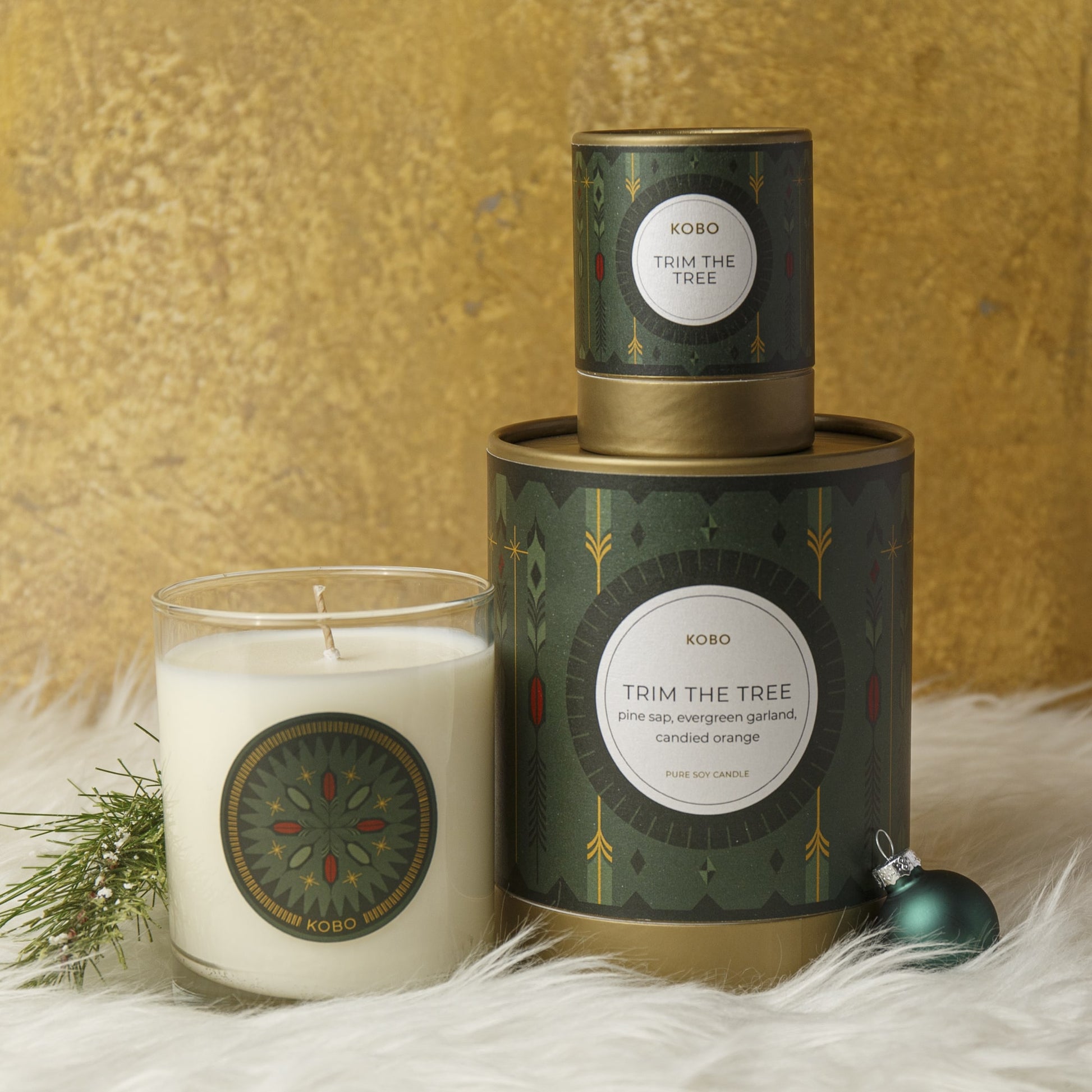 Alternate Image of Trim the Tree Holiday 11 oz Pure Soy Candle