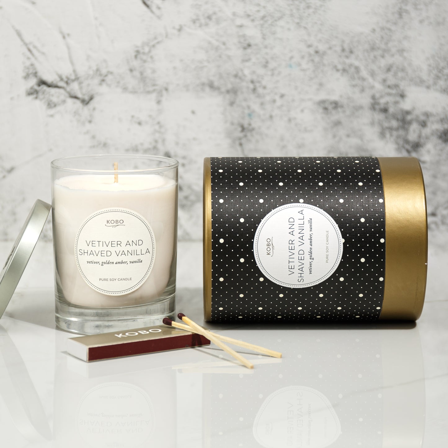 Vetiver Shaved Vanilla Coterie Candle