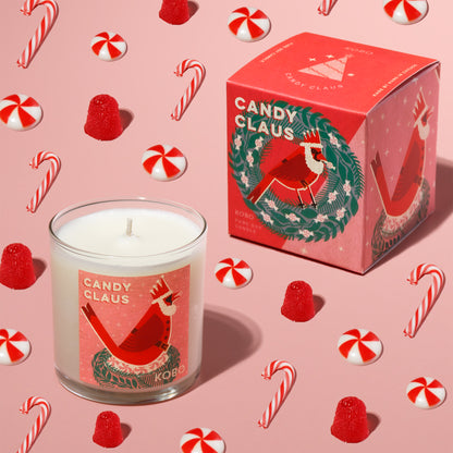Alternate Image of Candy Claus Holiday Birds 9 oz Candle