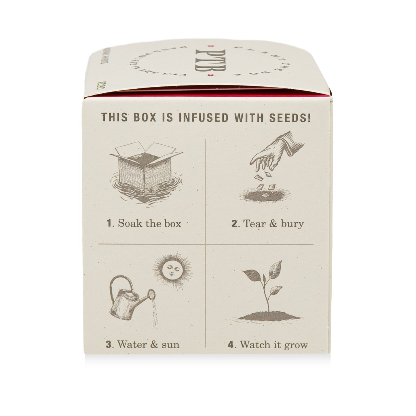 Alternate Image of Backyard Rhubarb Plant the Box 9 oz Candle