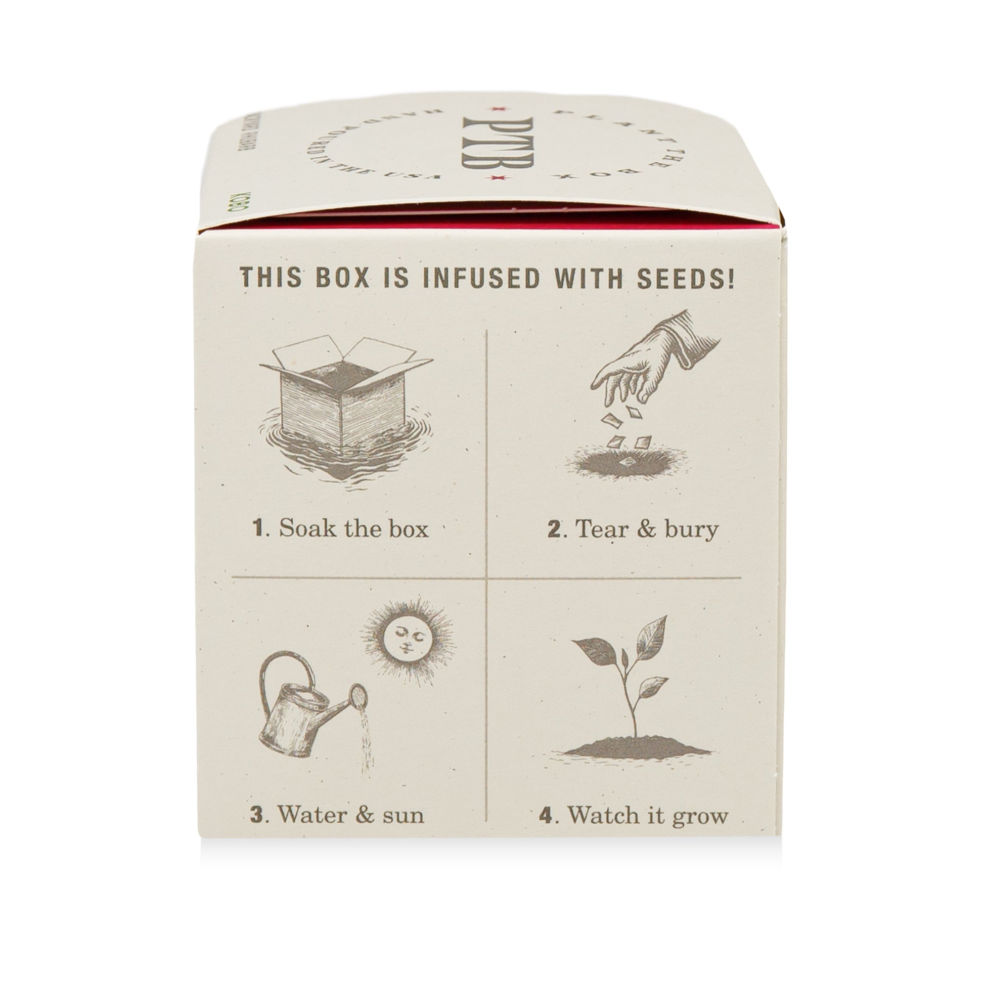 Alternate Image of Backyard Rhubarb Plant the Box 9 oz Candle