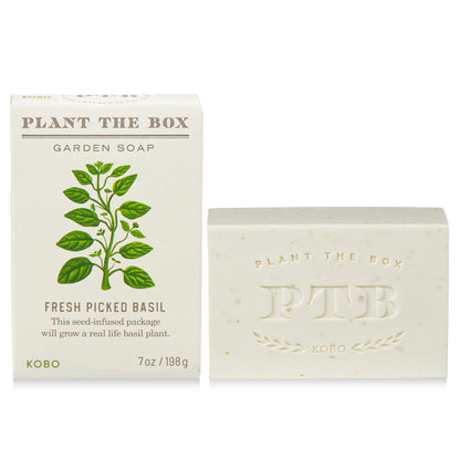 Alternate Image of Fresh Picked Basil Plant the Box 7 oz Bar Soap