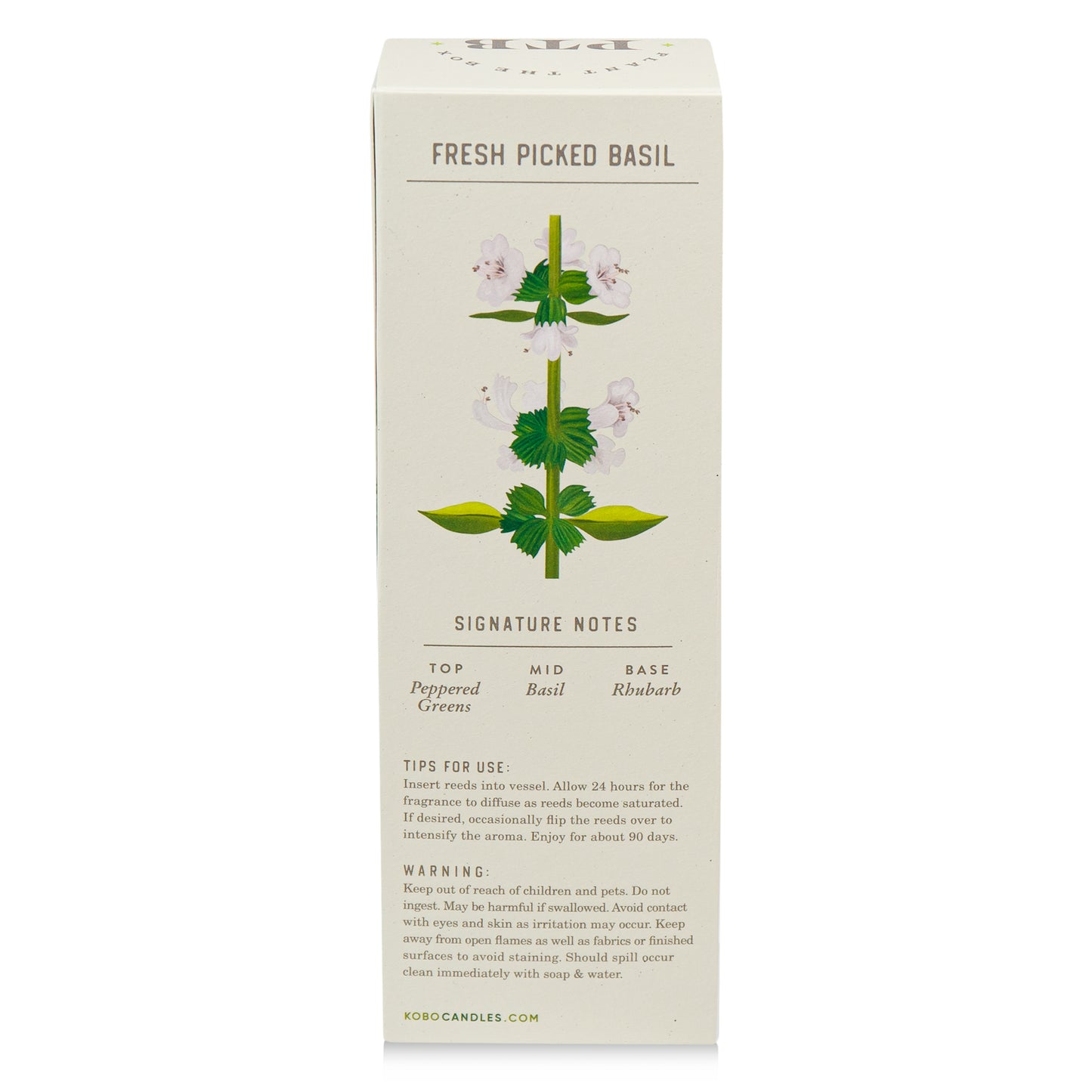 Alternate Image of Fresh Picked Basil Plant the Box 4 oz Diffuser