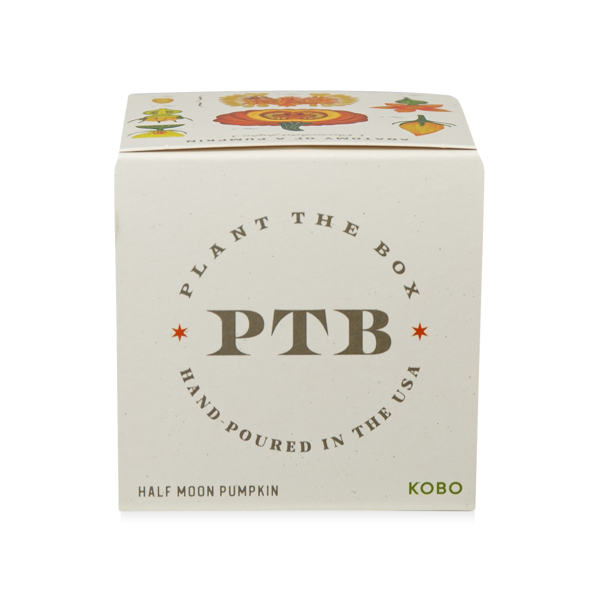 Alternate Image of Half Moon Pumpkin Plant The Box Candle