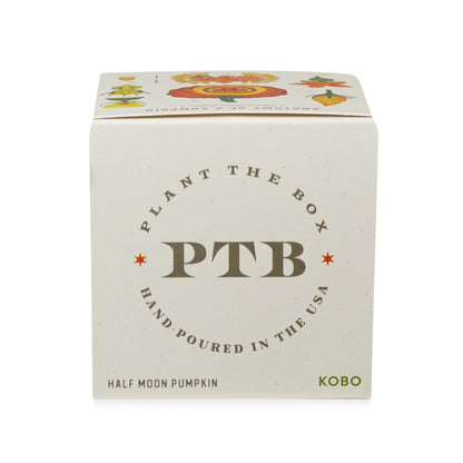 Alternate Image of Half Moon Pumpkin Plant The Box Candle