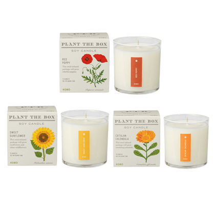 Primary image of Lush Floral Plant the Box Candle Trio