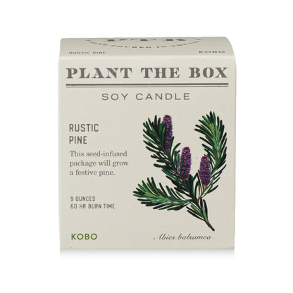 Primary Image of Rustic Pine Plant The Box Candle