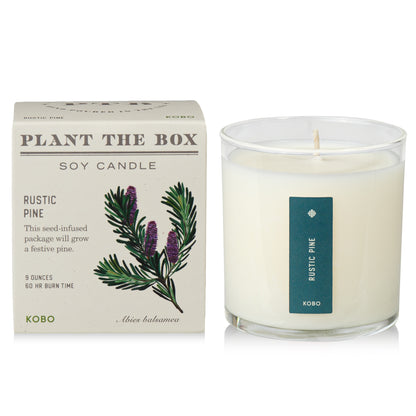 Alternate Image of Rustic Pine Plant The Box Candle
