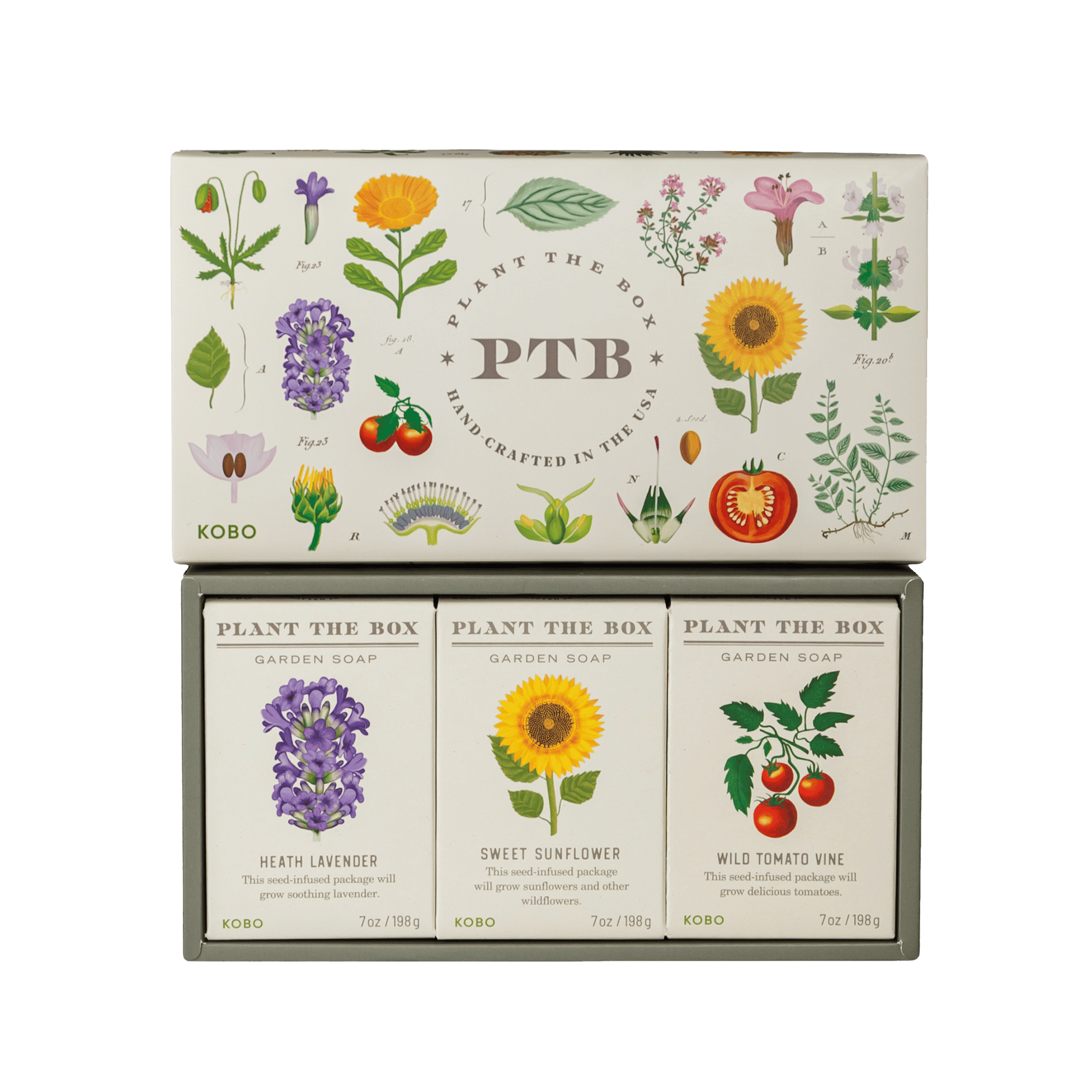 Primary image of Plant The Box Bar Soap Trio Gift Set (3 x 7 oz)