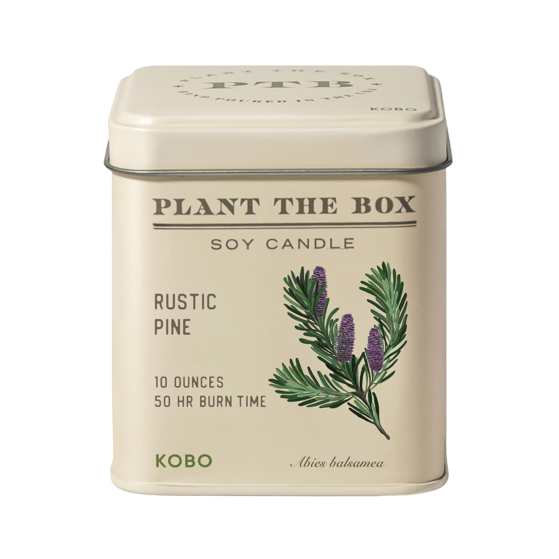 Primary image of Rustic Pine Plant the Box 10 oz Tin Candle