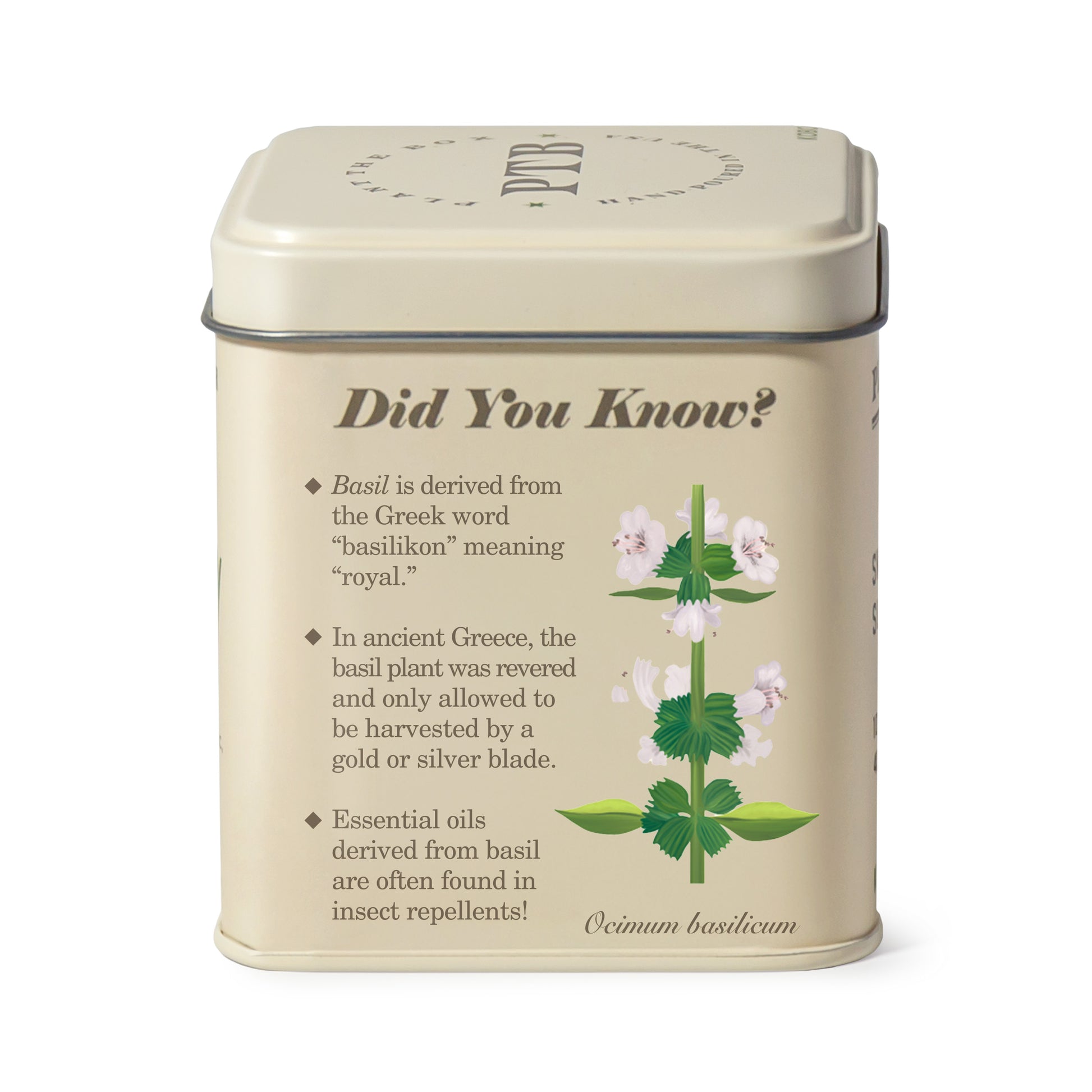 Alternate image of Fresh Picked Basil Plant the Box 10 oz Tin Candle