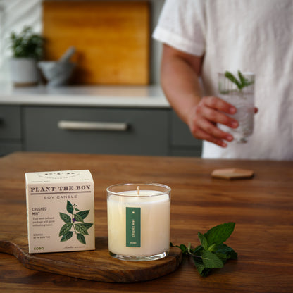 Alternate Image of Crushed Mint Candle