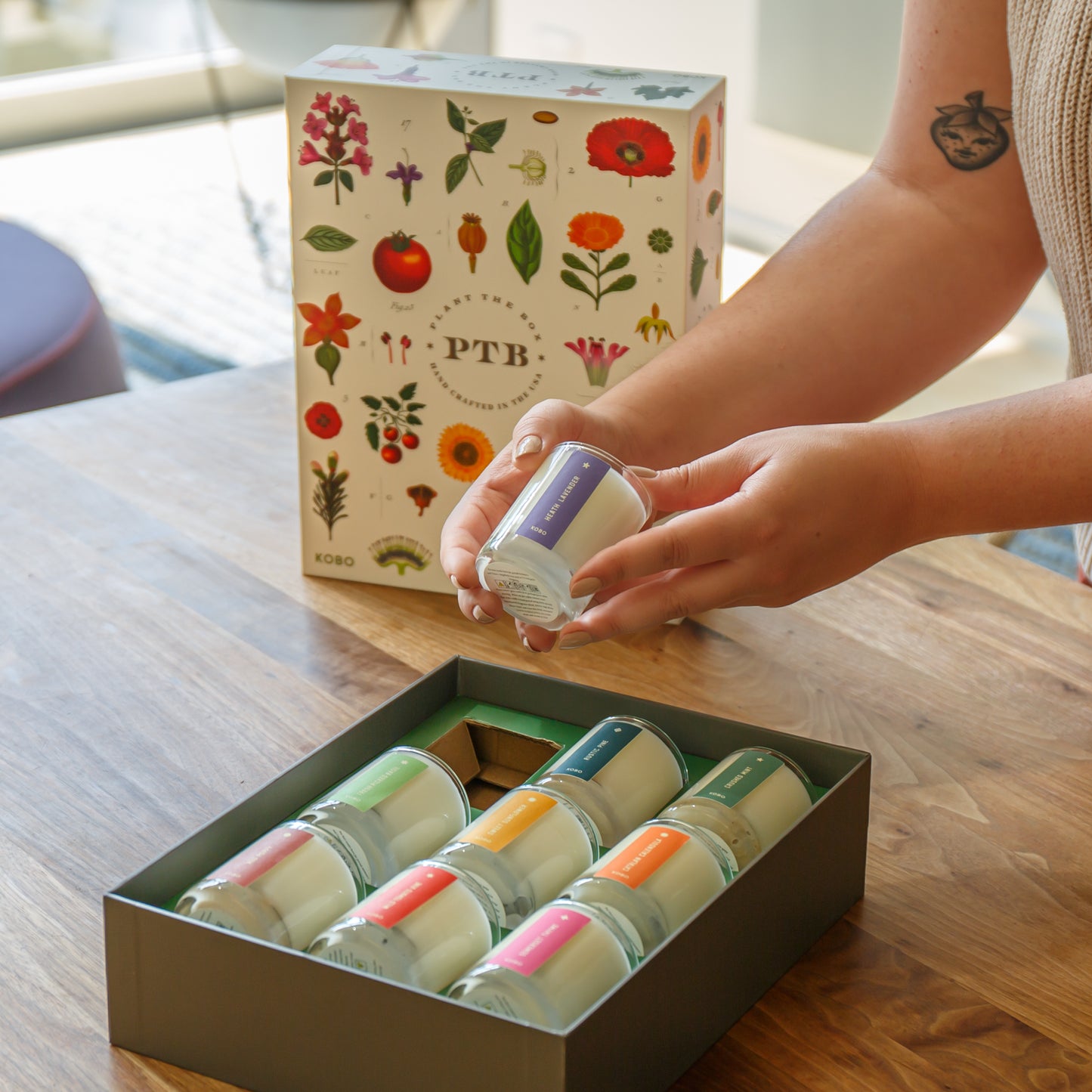 Alternate Image of Plant The Box Votive Trio Gift Set
