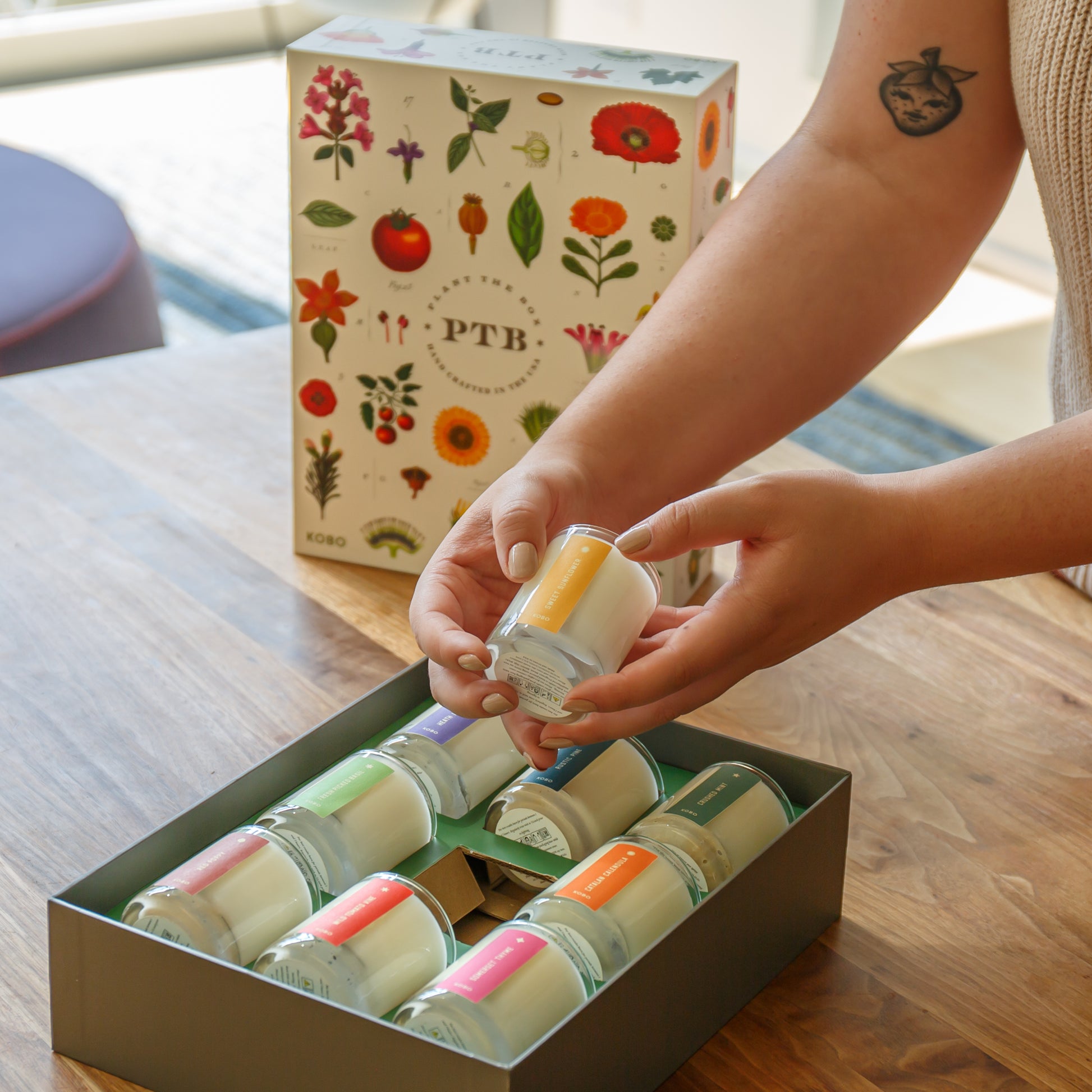 Alternate Image of Plant The Box Votive Trio Gift Set