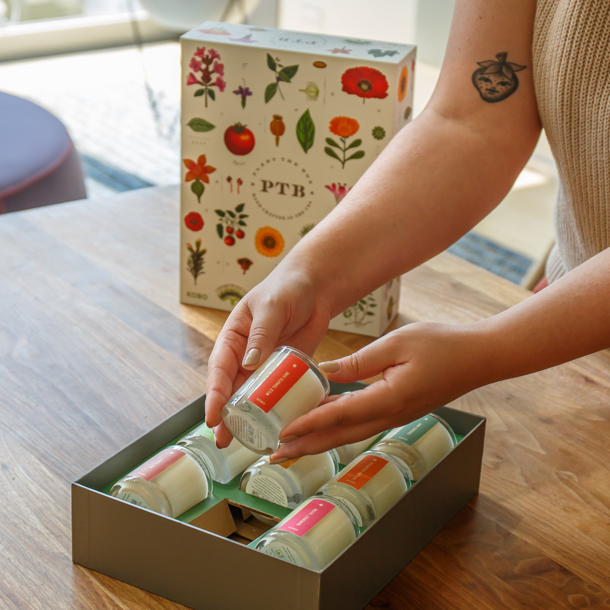 Alternate Image of Plant The Box Votive Trio Gift Set
