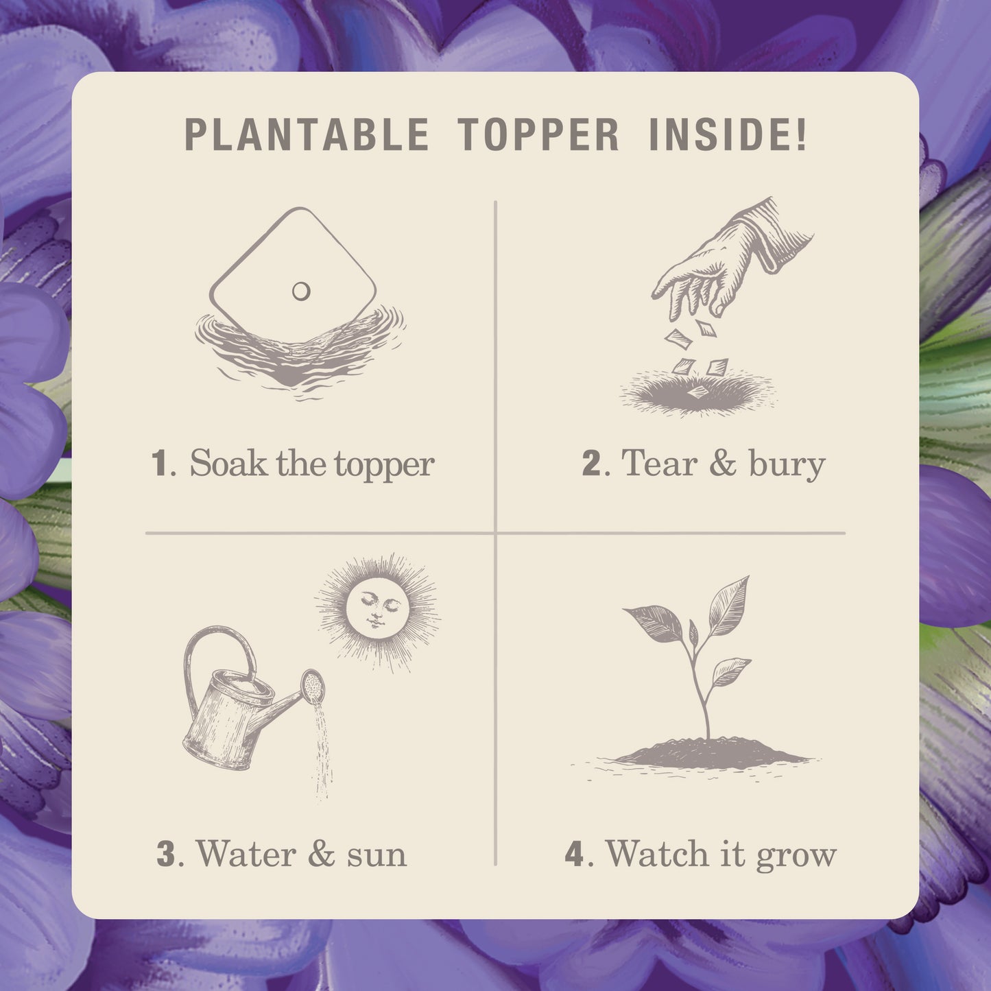 Alternate image of Heath Lavender Plant the Box 10 oz Tin Candle