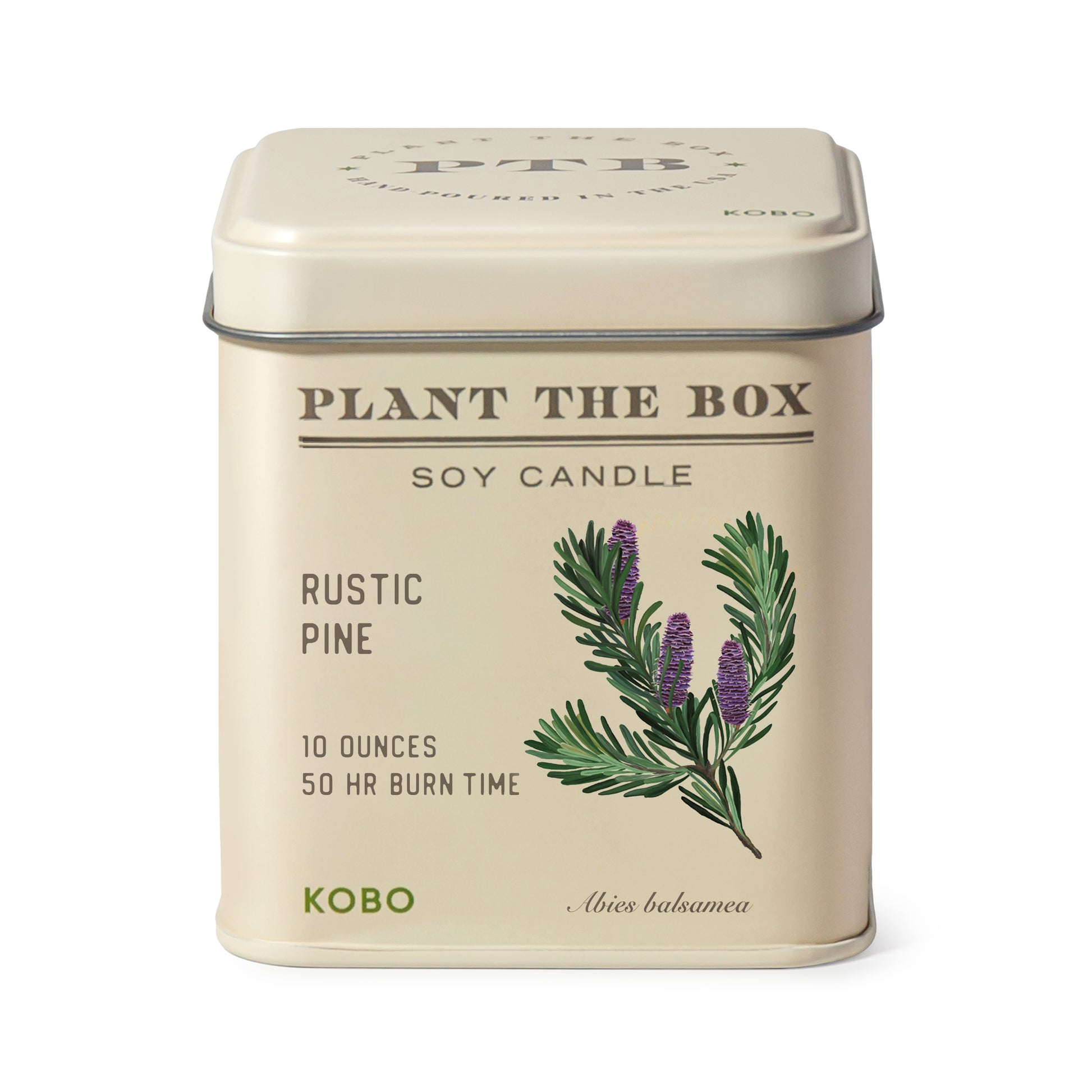 Primary image of Rustic Pine Plant the Box 10 oz Tin Candle