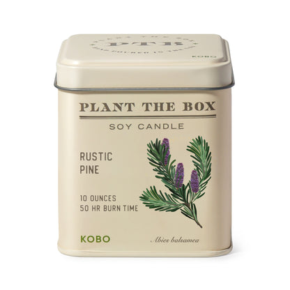 Primary image of Rustic Pine Plant the Box 10 oz Tin Candle