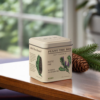 Alternate image of Rustic Pine Plant the Box 10 oz Tin Candle