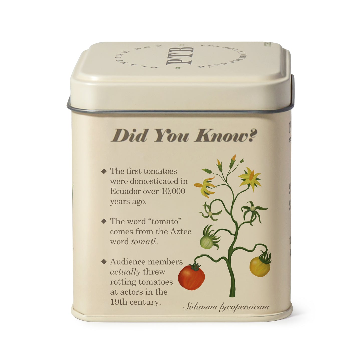 Alternate image of Wild Tomato Vine Plant the Box 10 oz Tin Candle