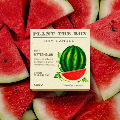 Alternate Image of Ripe Watermelon Plant the Box 9 oz Candle