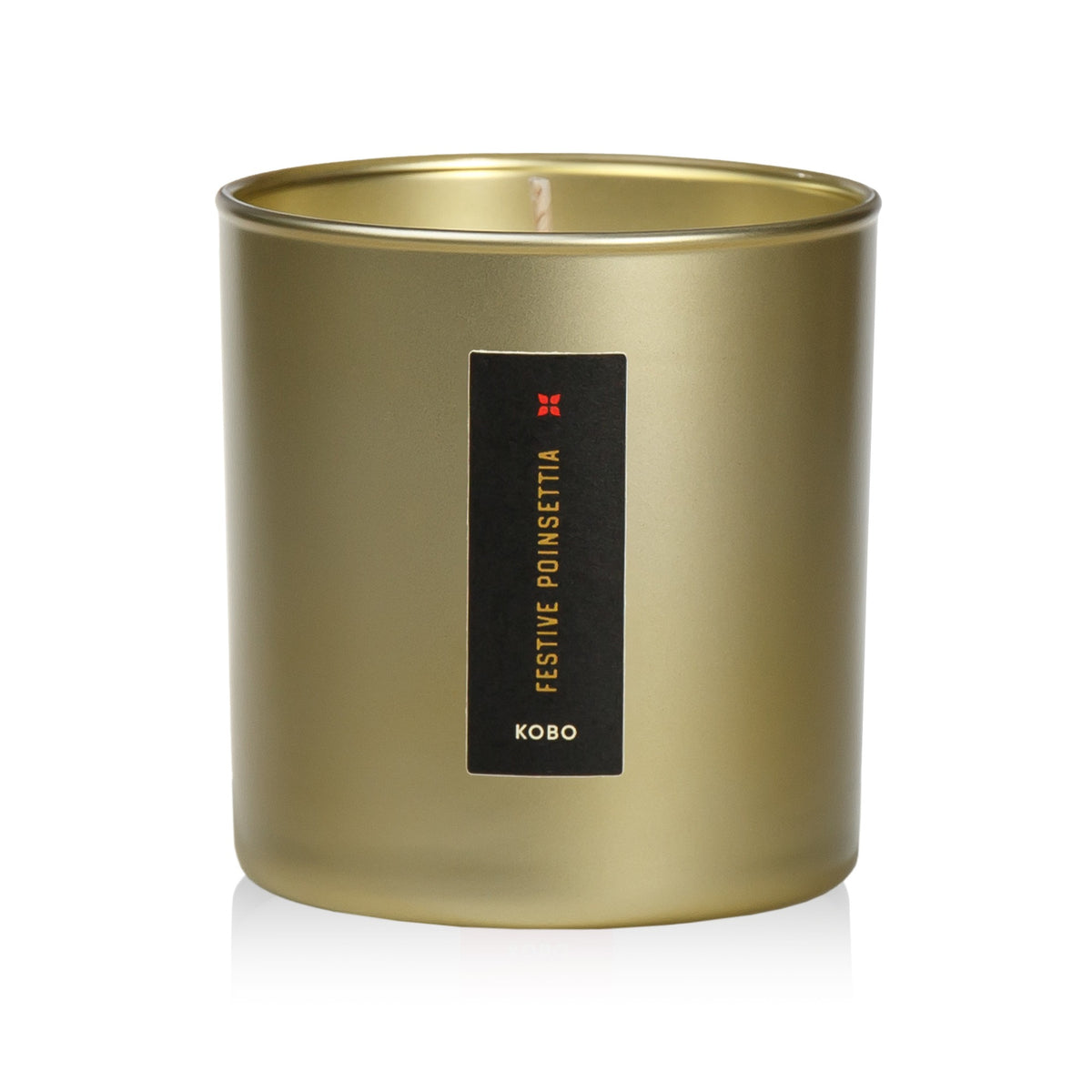 Alternate image of Winter Garden Festive Poinsettia Candle (9 oz)