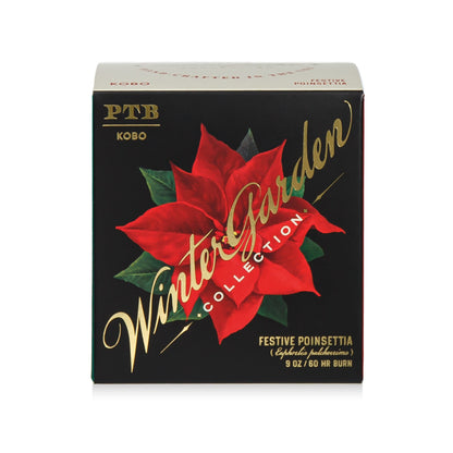 Alternate image of Winter Garden Festive Poinsettia Candle (9 oz)