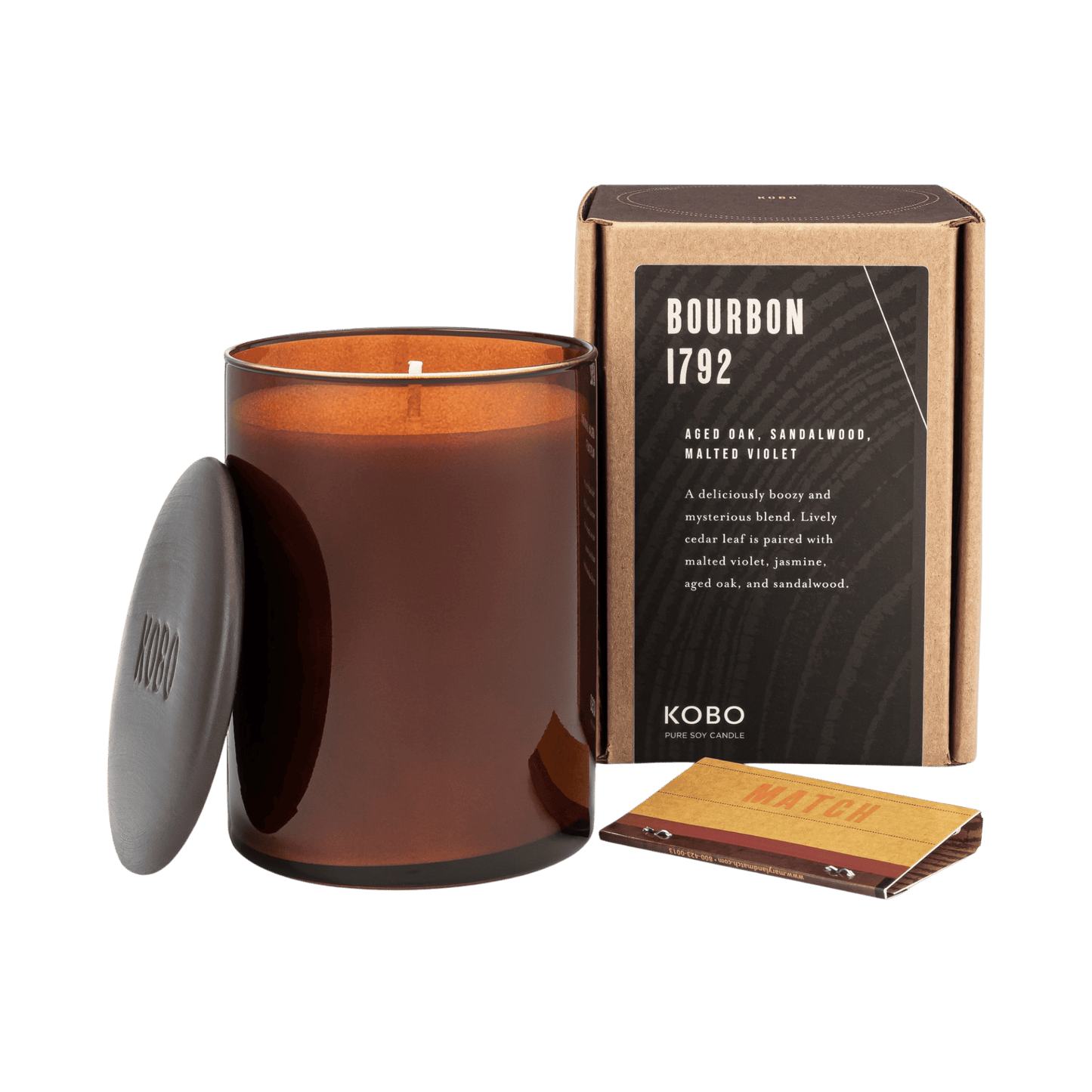 Primary image of Bourbon 1792 Woodblock Candle