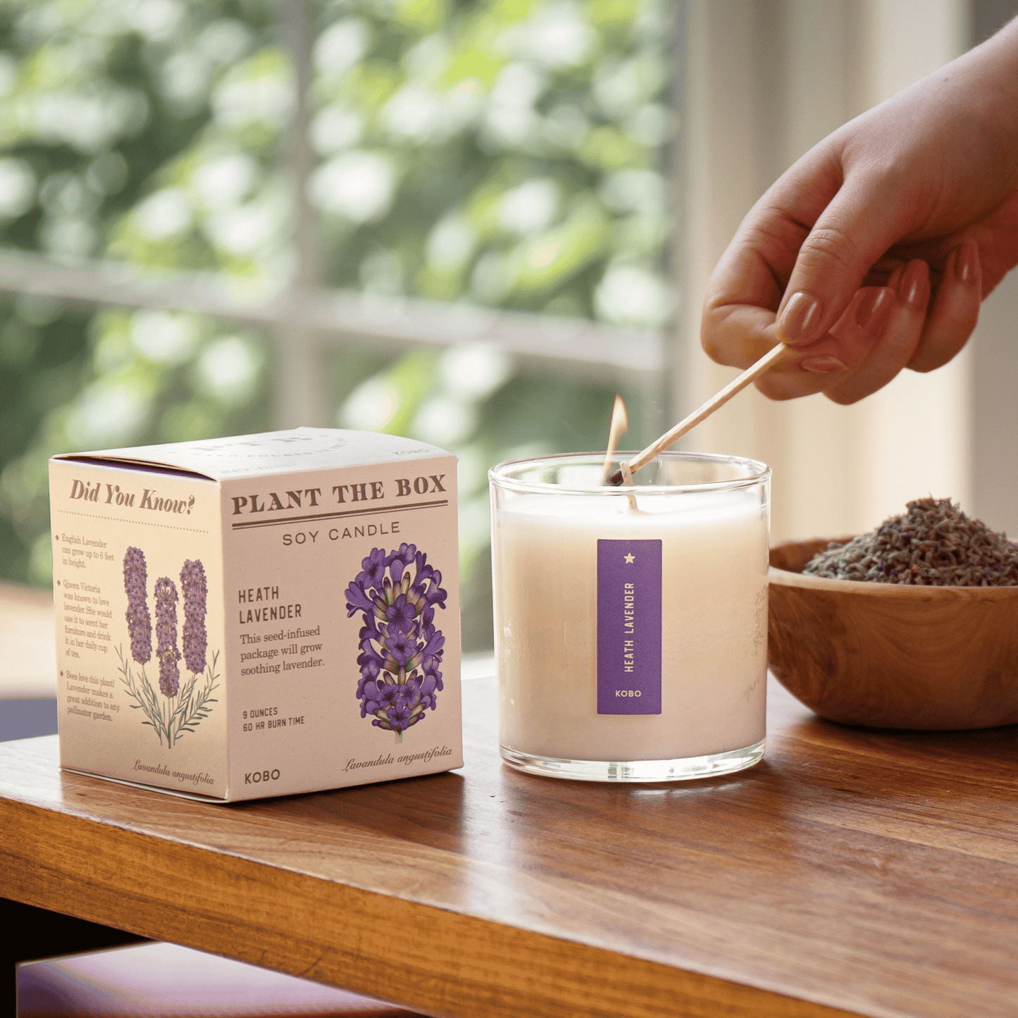 Alternate Image of Heath Lavender Candle