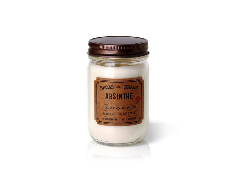 Absinthe Broad Street Brand 12 oz Candle